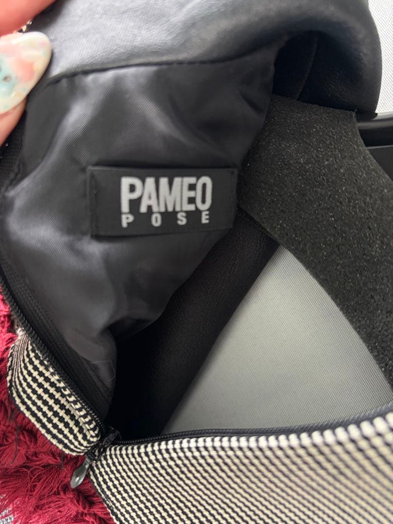 PAMEO POSE フリンジ付きワンピース