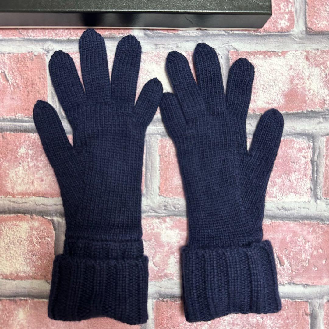 まゆせんせい　CHANEL シャネル　手袋　青　ブルー　新品　正規品