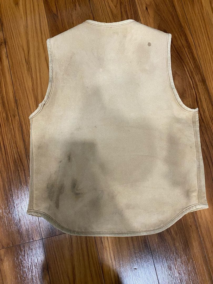 カーハート　70s ダック　ベスト SCOVILLジップ　ユニオンチケット付