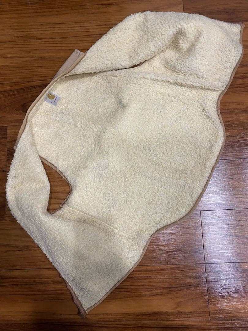 カーハート　70s ダック　ベスト SCOVILLジップ　ユニオンチケット付