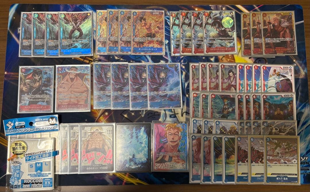 ワンピカ　マルコデッキ+引退品+エースSECパラ