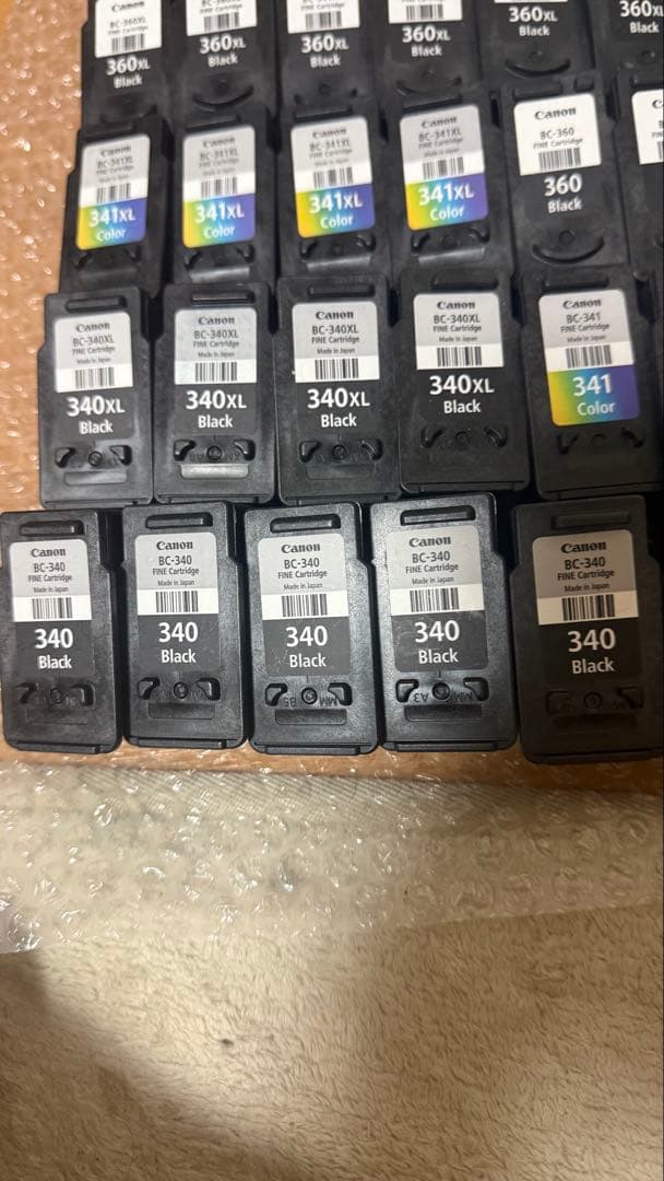 Canon 純正使用済インクカートリッジ70個-2