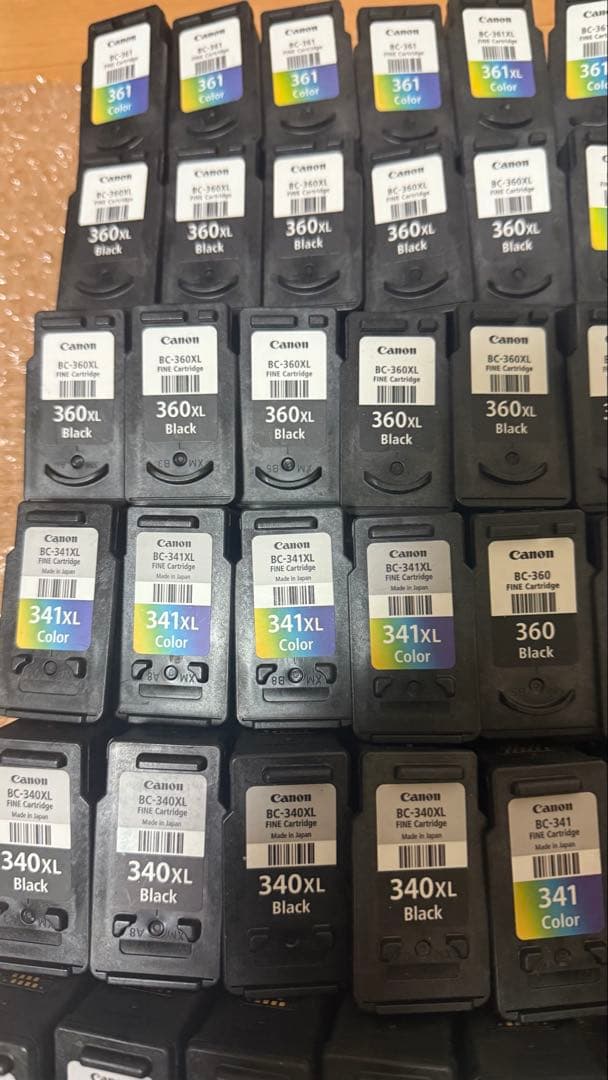 Canon 純正使用済インクカートリッジ70個-2