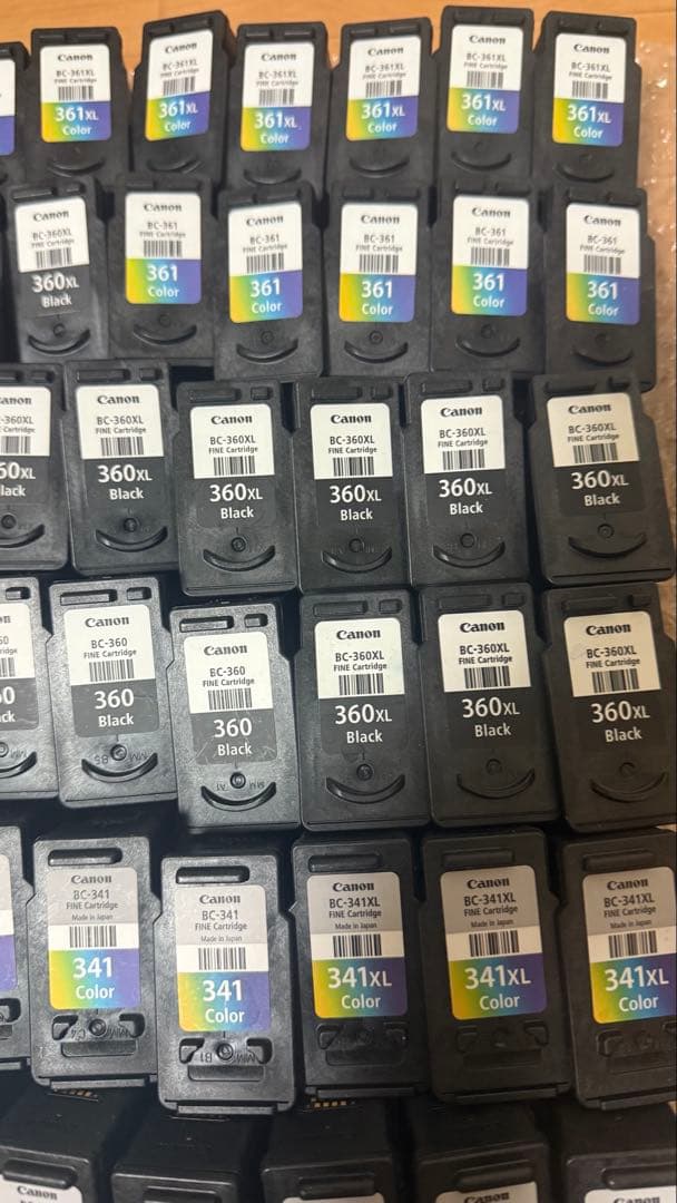 Canon 純正使用済インクカートリッジ70個-2