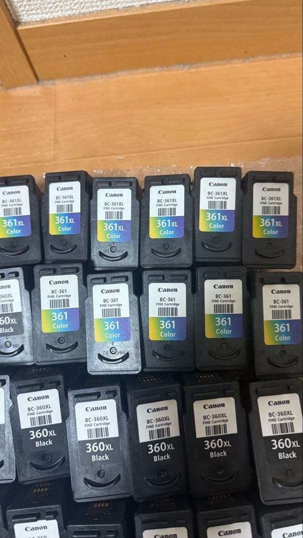 Canon 純正使用済インクカートリッジ70個-2