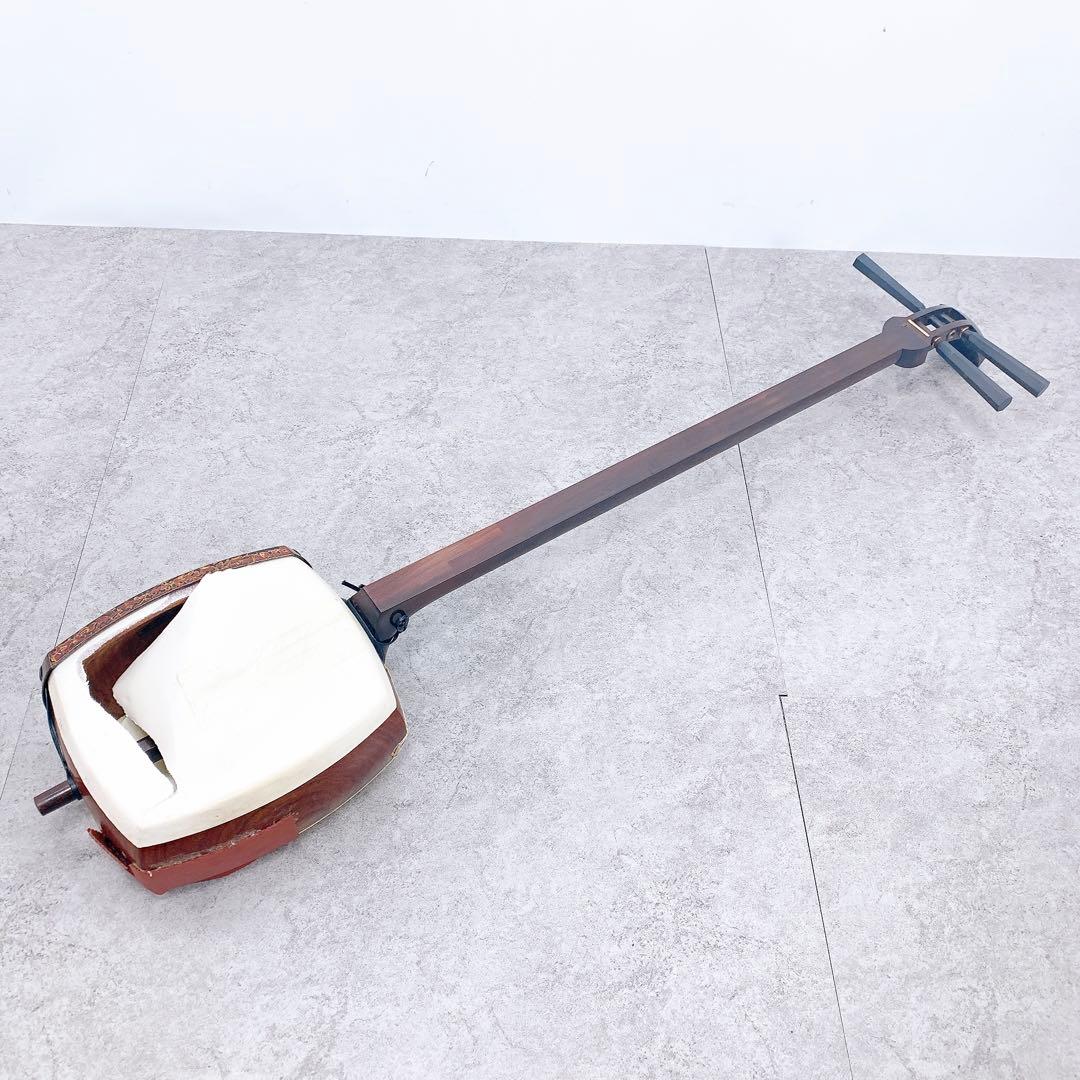 三味線 中棹 東さわり 金細　正寸　現状品