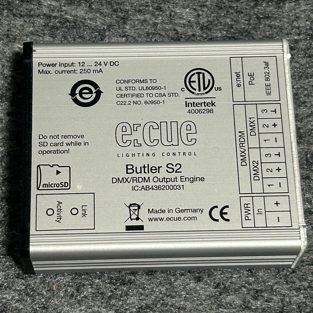 動作確認済 e:cue Butler S2 DMX照明コントローラー