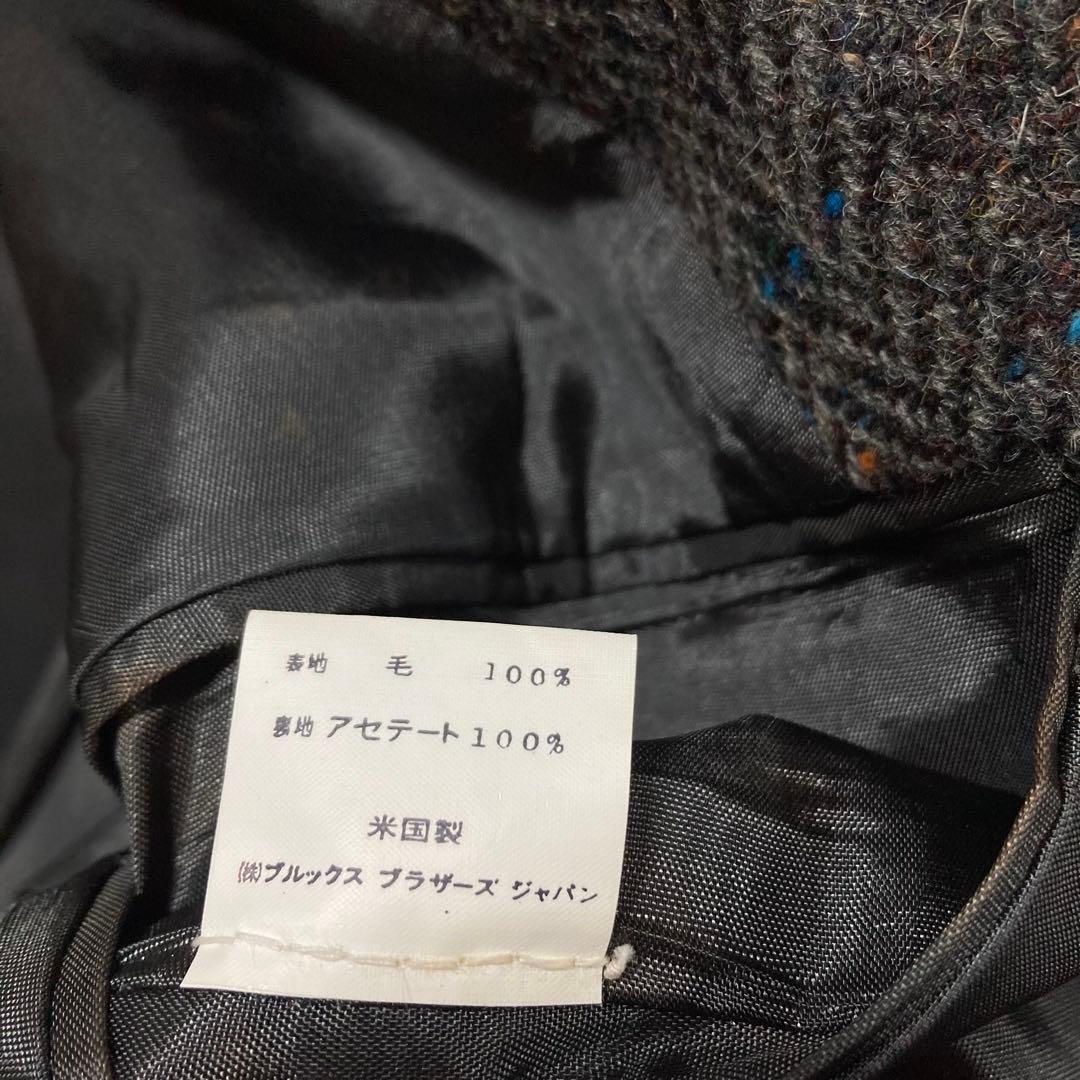 ブルックスブラザーズ　ツイード　テーラードジャケット　アメリカ製　ユニオンメイド