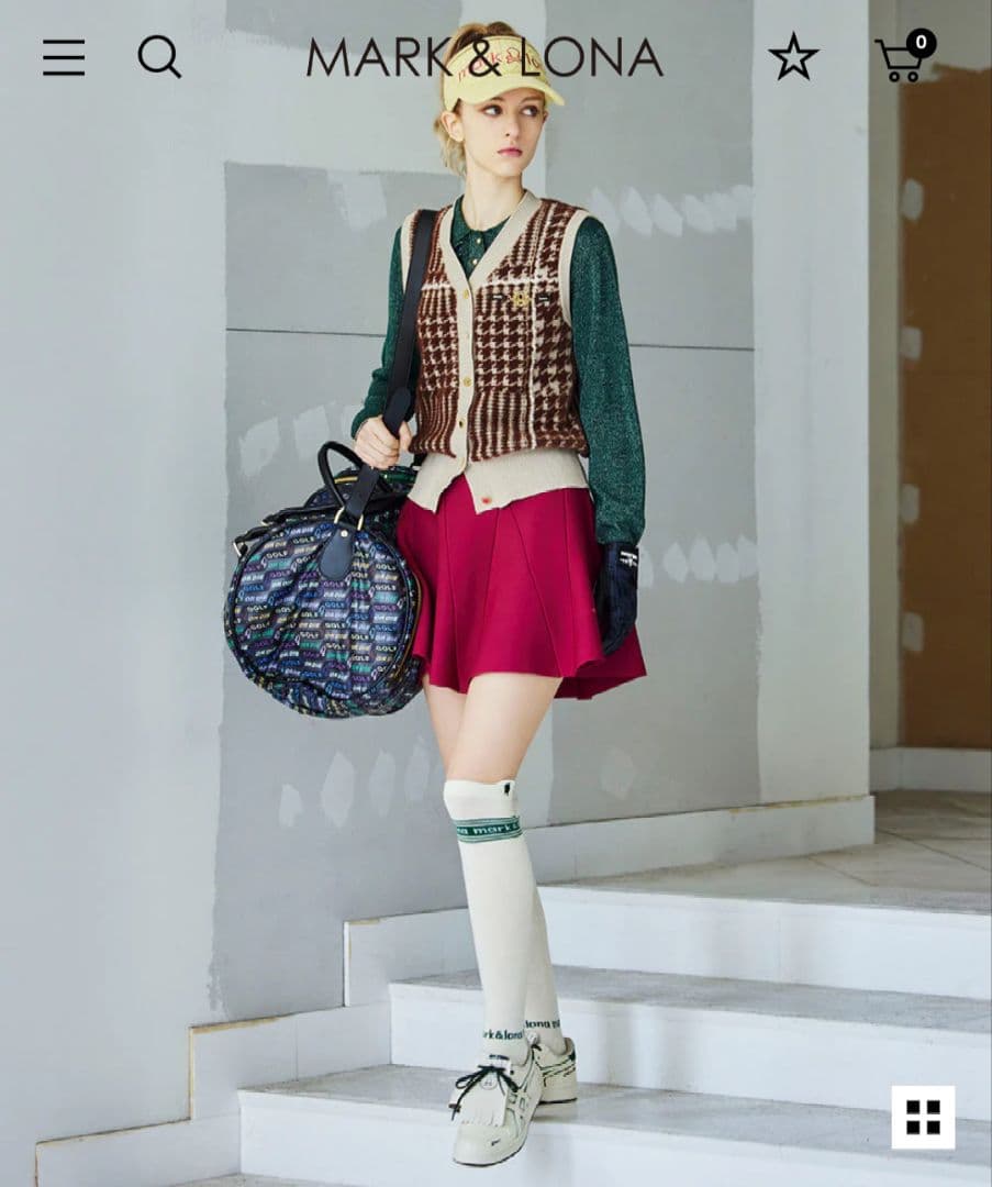 新品☆タグ付☆MARK & LONA☆マーク＆ロナ☆ニット☆ベスト☆2025