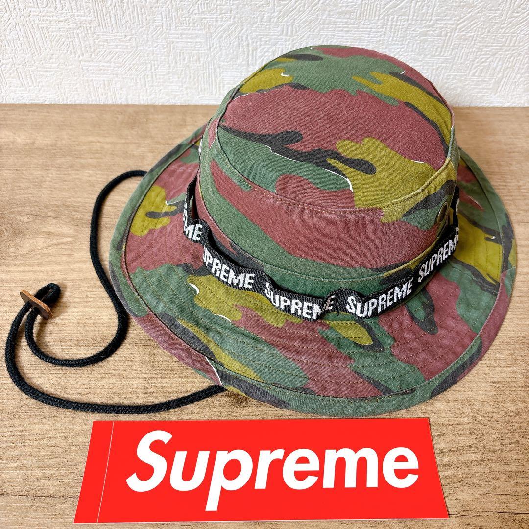 正規品　Supreme アウトドアハット　ハット　帽子　アメリカ製　迷彩