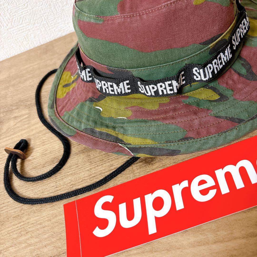 正規品　Supreme アウトドアハット　ハット　帽子　アメリカ製　迷彩