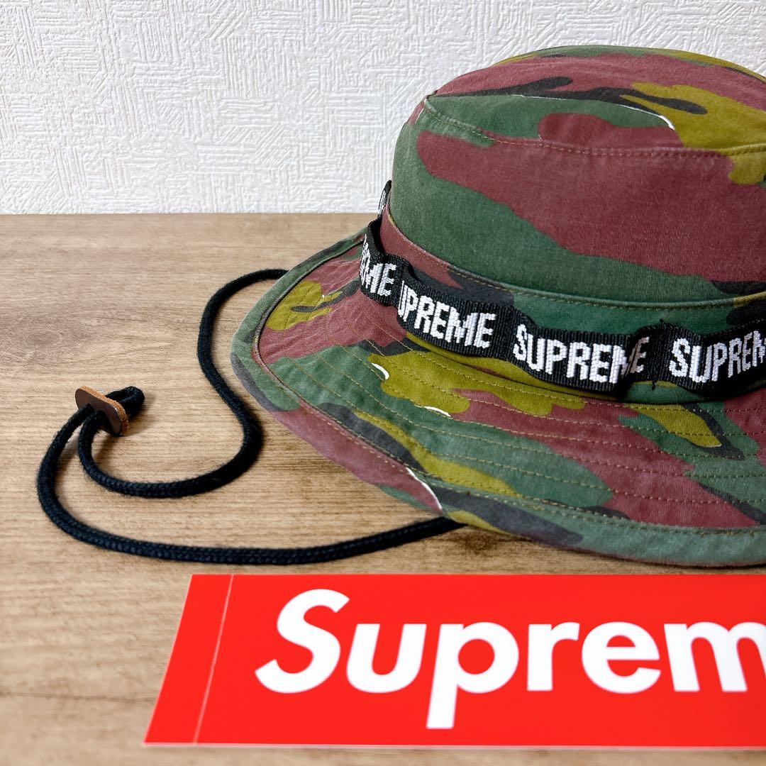 正規品　Supreme アウトドアハット　ハット　帽子　アメリカ製　迷彩