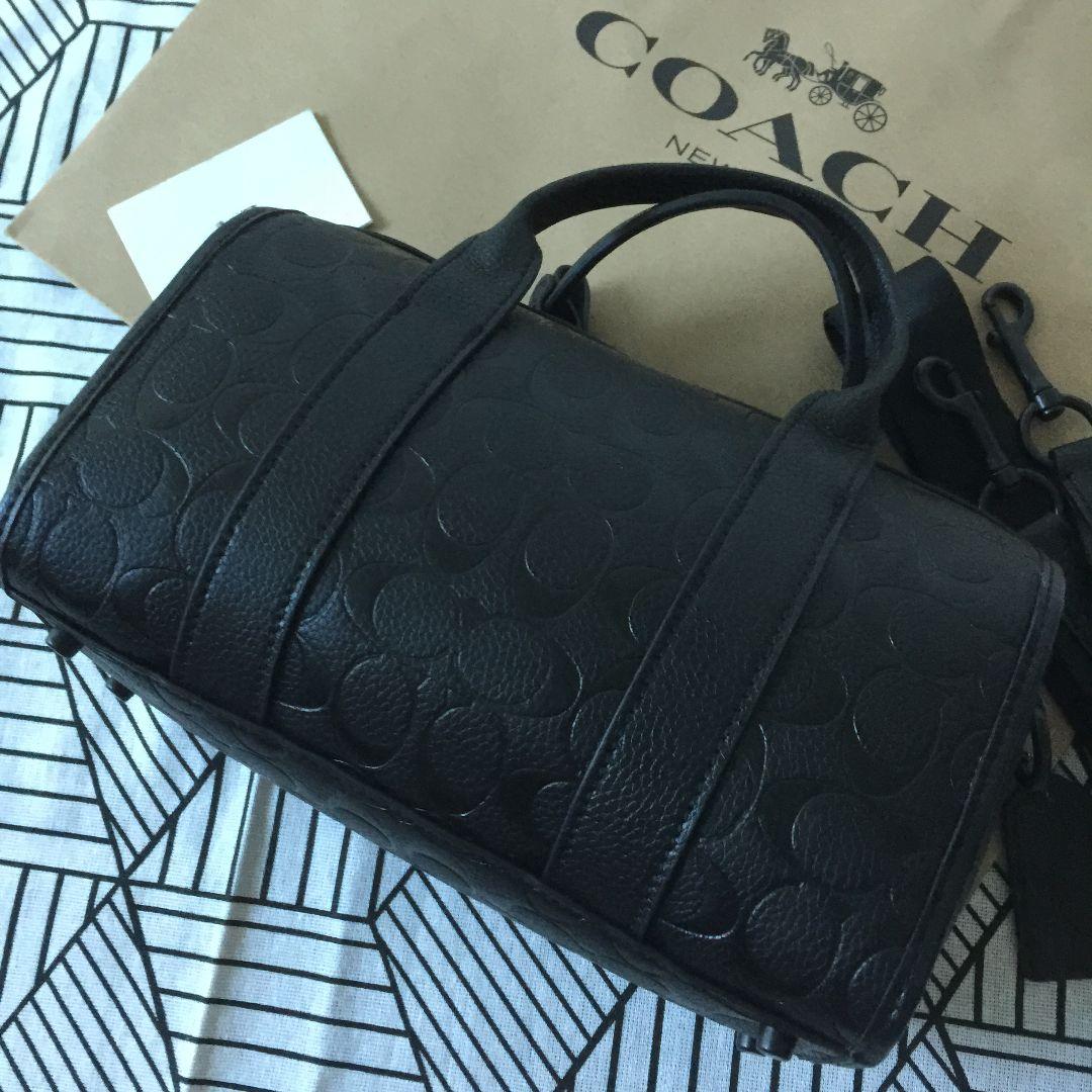 COACHコーチバッグ CZ497 ブラック ショルダーバッグボストンバッグ