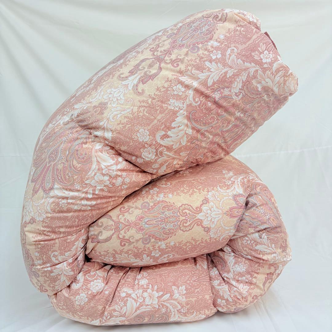 羽毛布団 ダブル ポーランド ホワイトマザーグース CH92103 ピンク