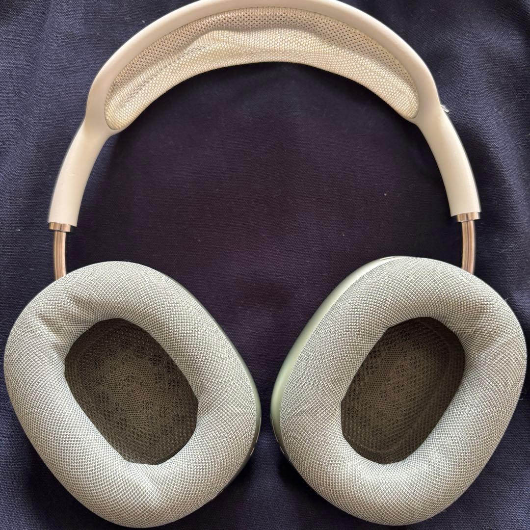 【ジャンク】Airpods Max 第一世代　グリーン オーディオケーブル付