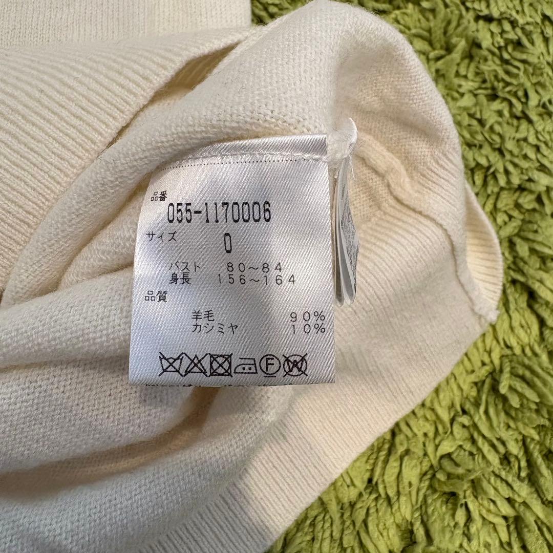 パーリーゲイツ PEARLYGATES ニットセーター カシミヤ混 サイズ0