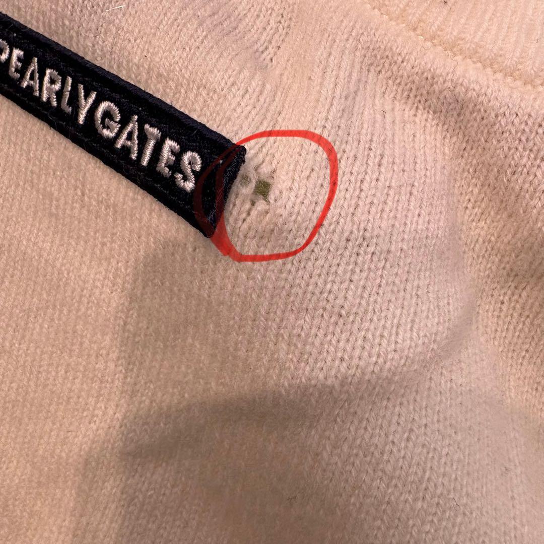 パーリーゲイツ PEARLYGATES ニットセーター カシミヤ混 サイズ0