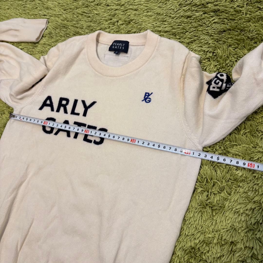 パーリーゲイツ PEARLYGATES ニットセーター カシミヤ混 サイズ0