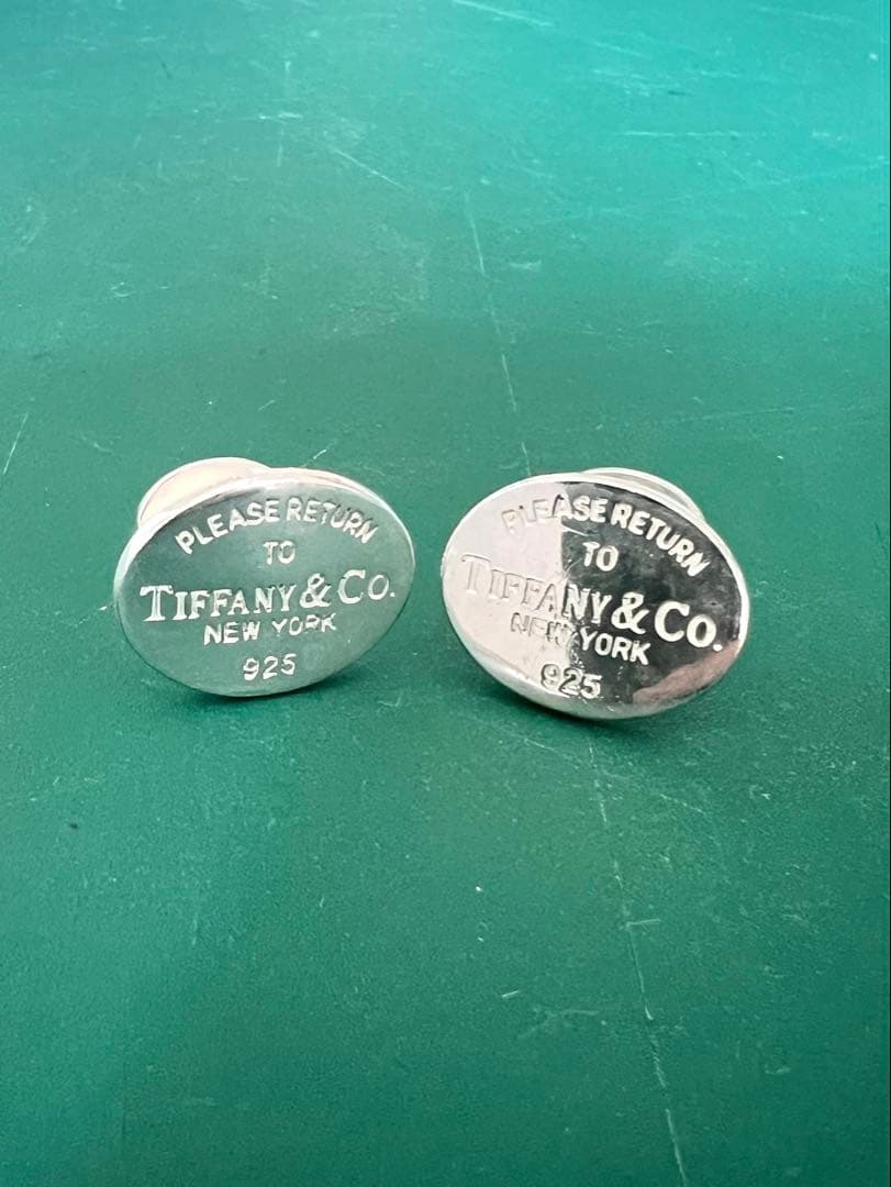 Tiffany シルバー カフリンクス リターン ティファニー カフス