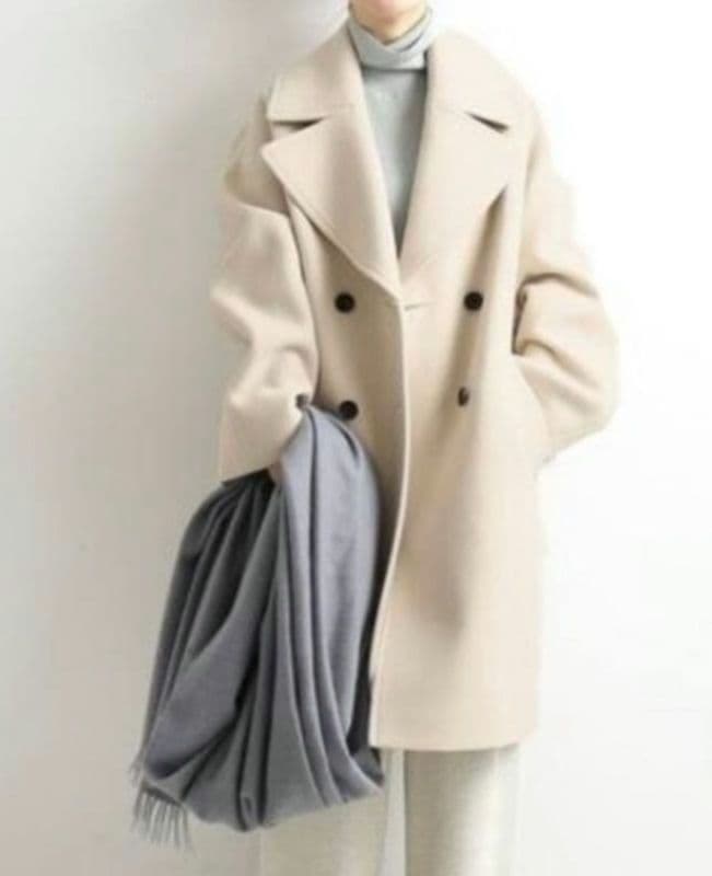 美品　IENAダブルモッサ コート