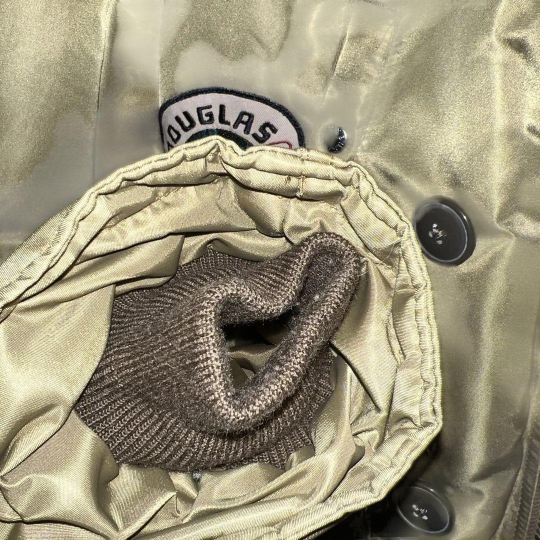 AVIREXダウン風パッチ付きミリタリージャケット/ポケット多め