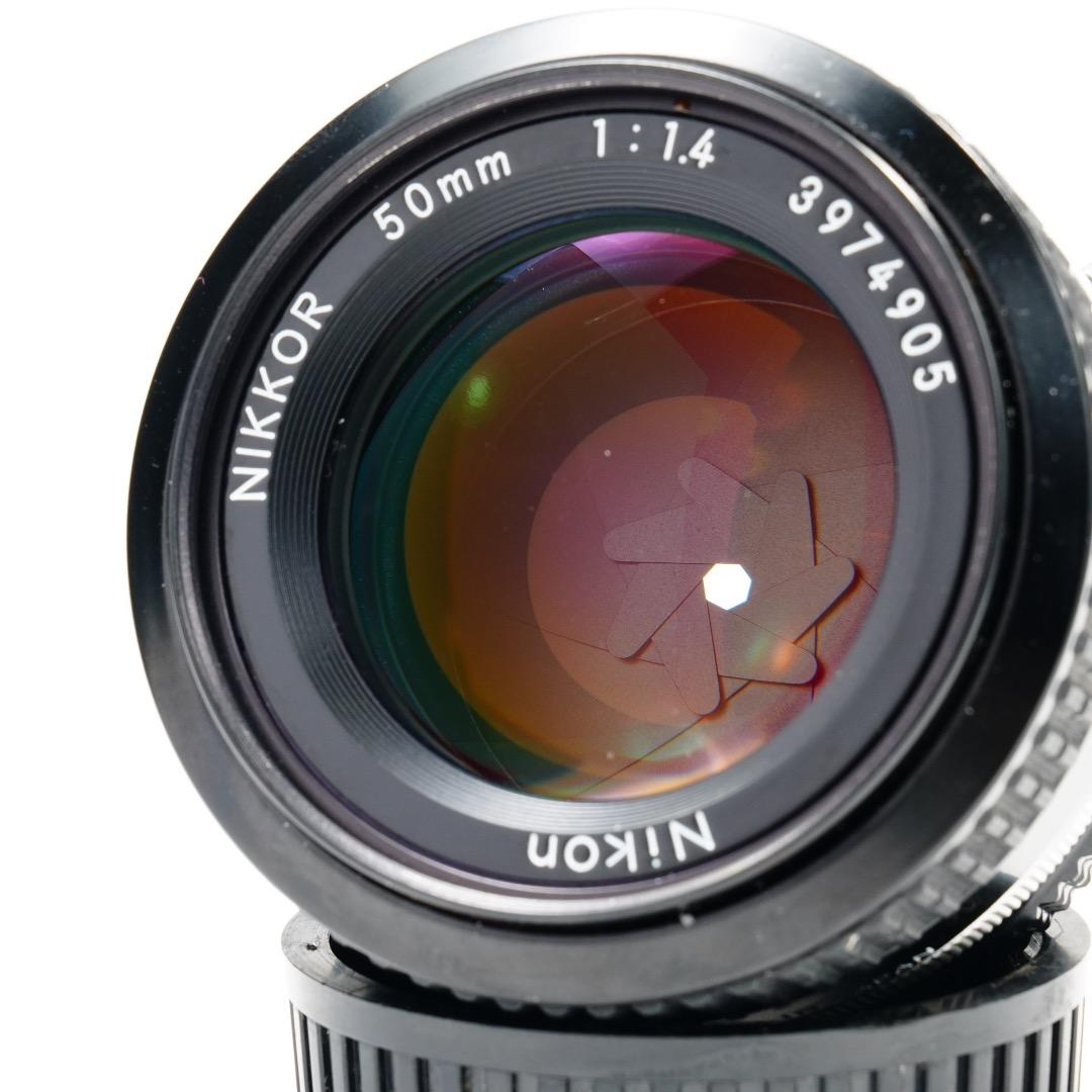 【極美品】動作◎ ニコン　Ai Nikkor 50mm F1.4 905