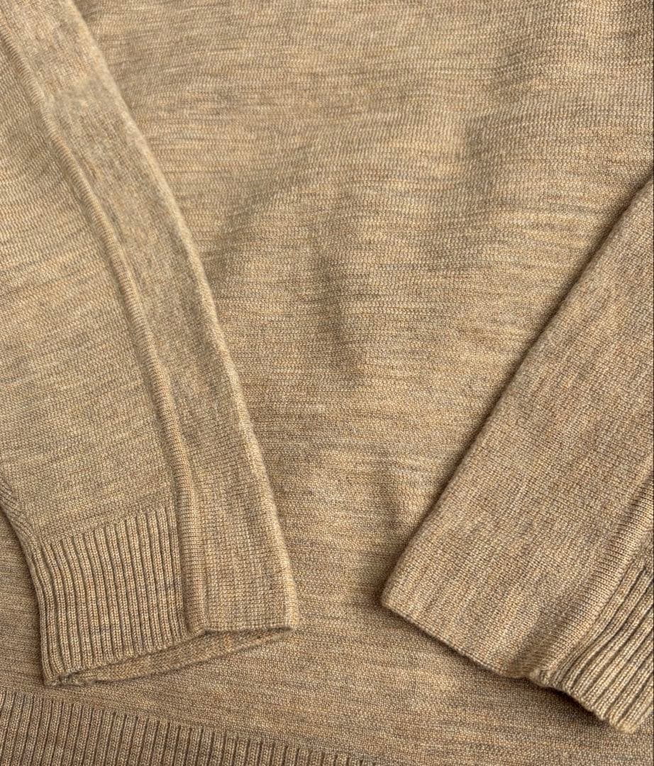 02年製　patagonia ウールニット　ベージュ　ウールセーター　Mサイズ