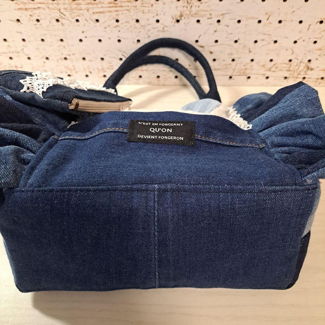 ね*】様 コヤンイサムチョン　ルミ　デニムリメイクトートバッグ&ポーチ