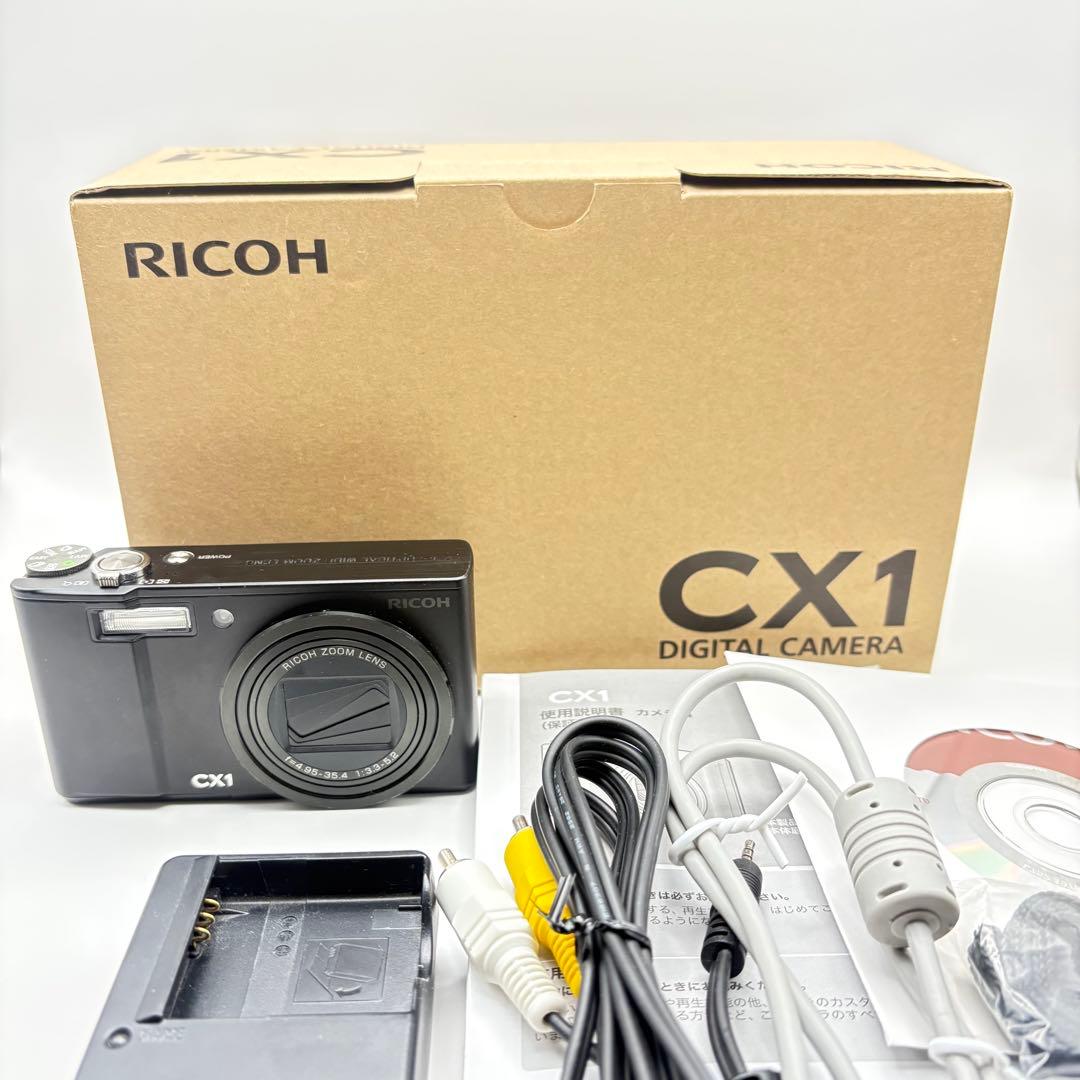 RICOH CX1 ブラック デジカメ