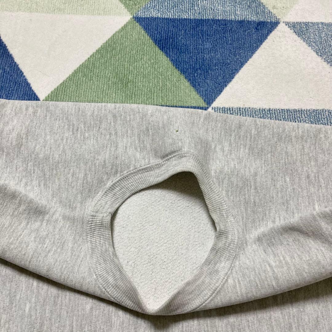90s Championグレー リバースウィーブ 刺繍タグ USA製XLサイズ