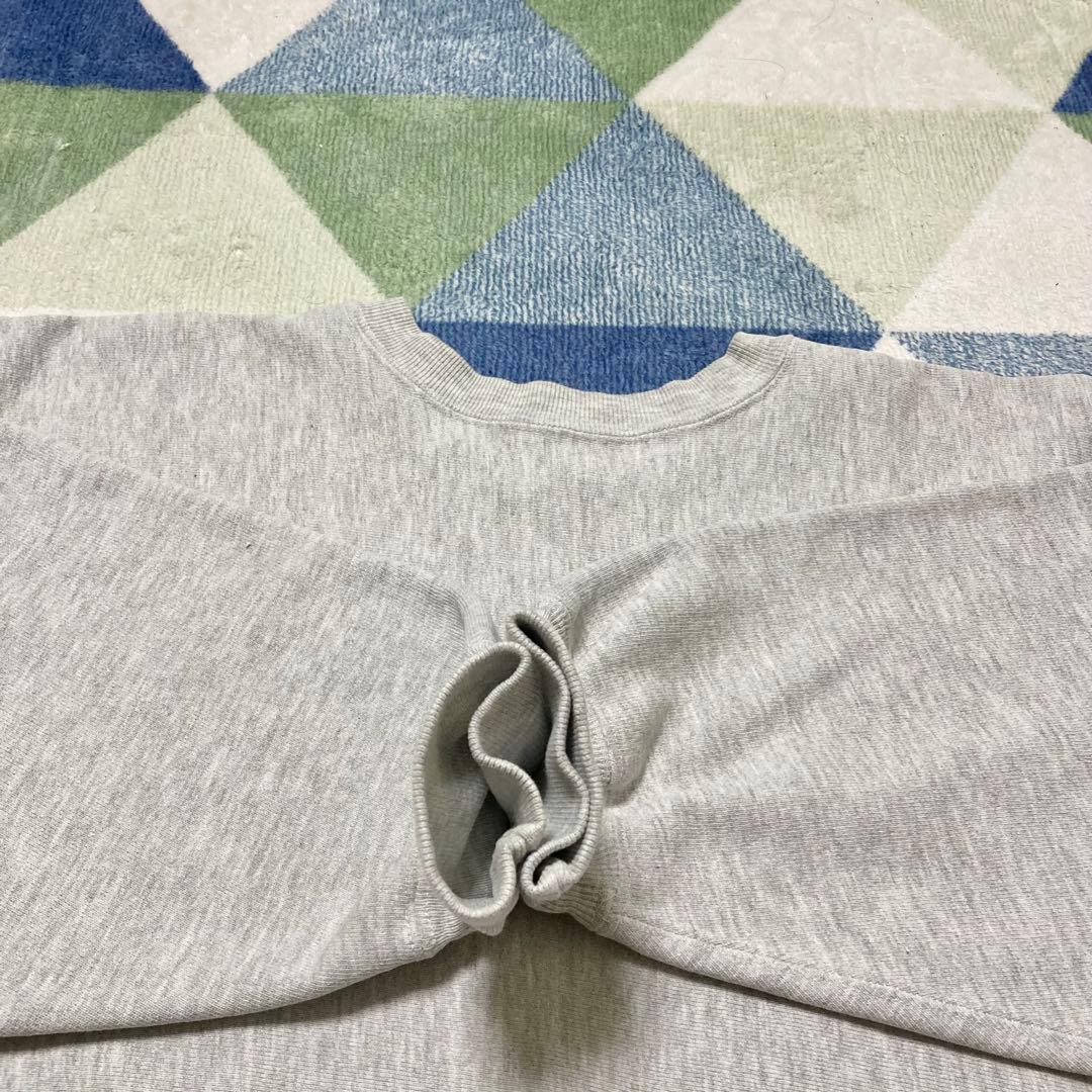 90s Championグレー リバースウィーブ 刺繍タグ USA製XLサイズ