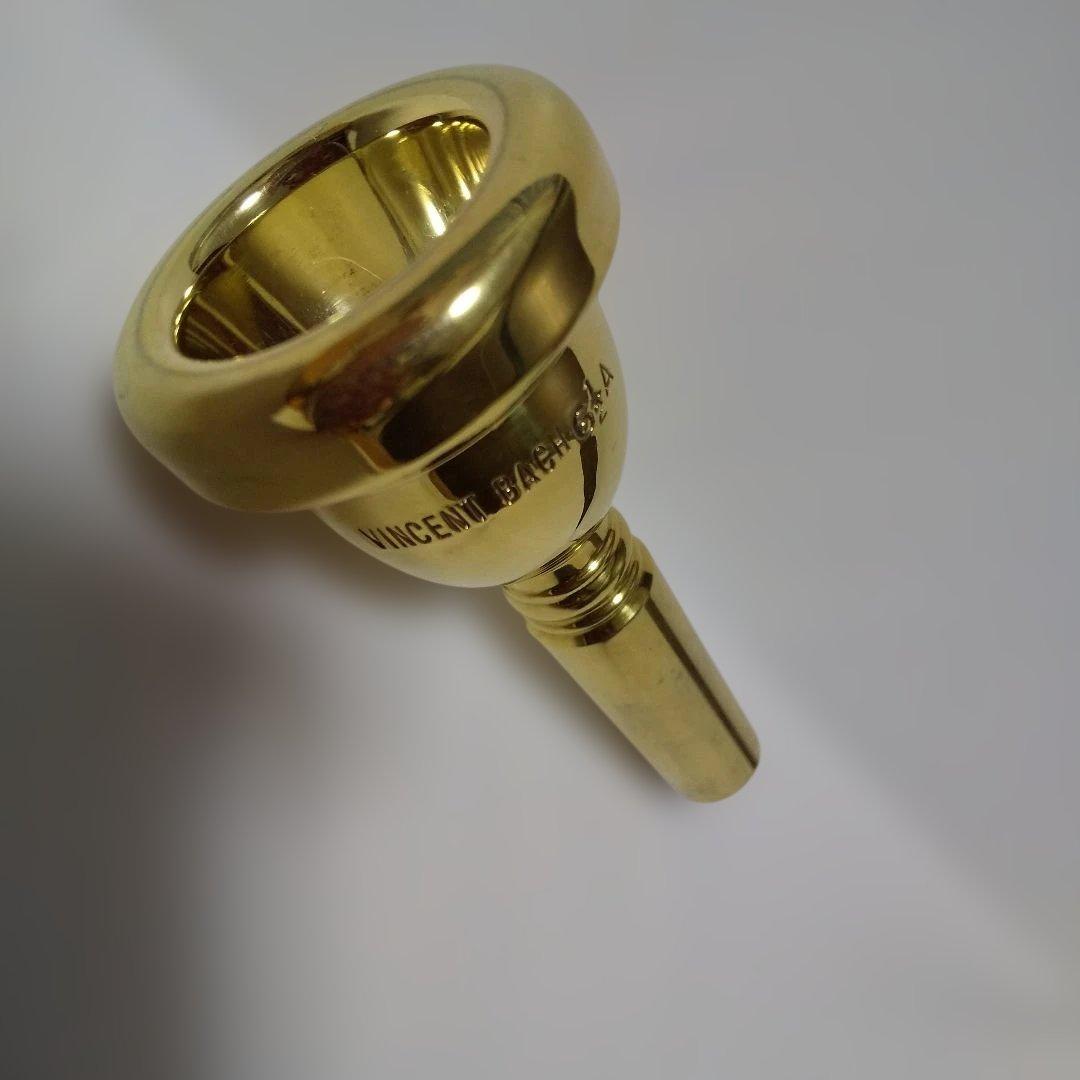 トロンボーン マウスピース VINCENT BACH 6-1/2A太管ゴールド