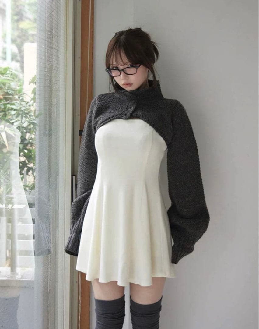 ワンピース andmary Zoey velour set dress