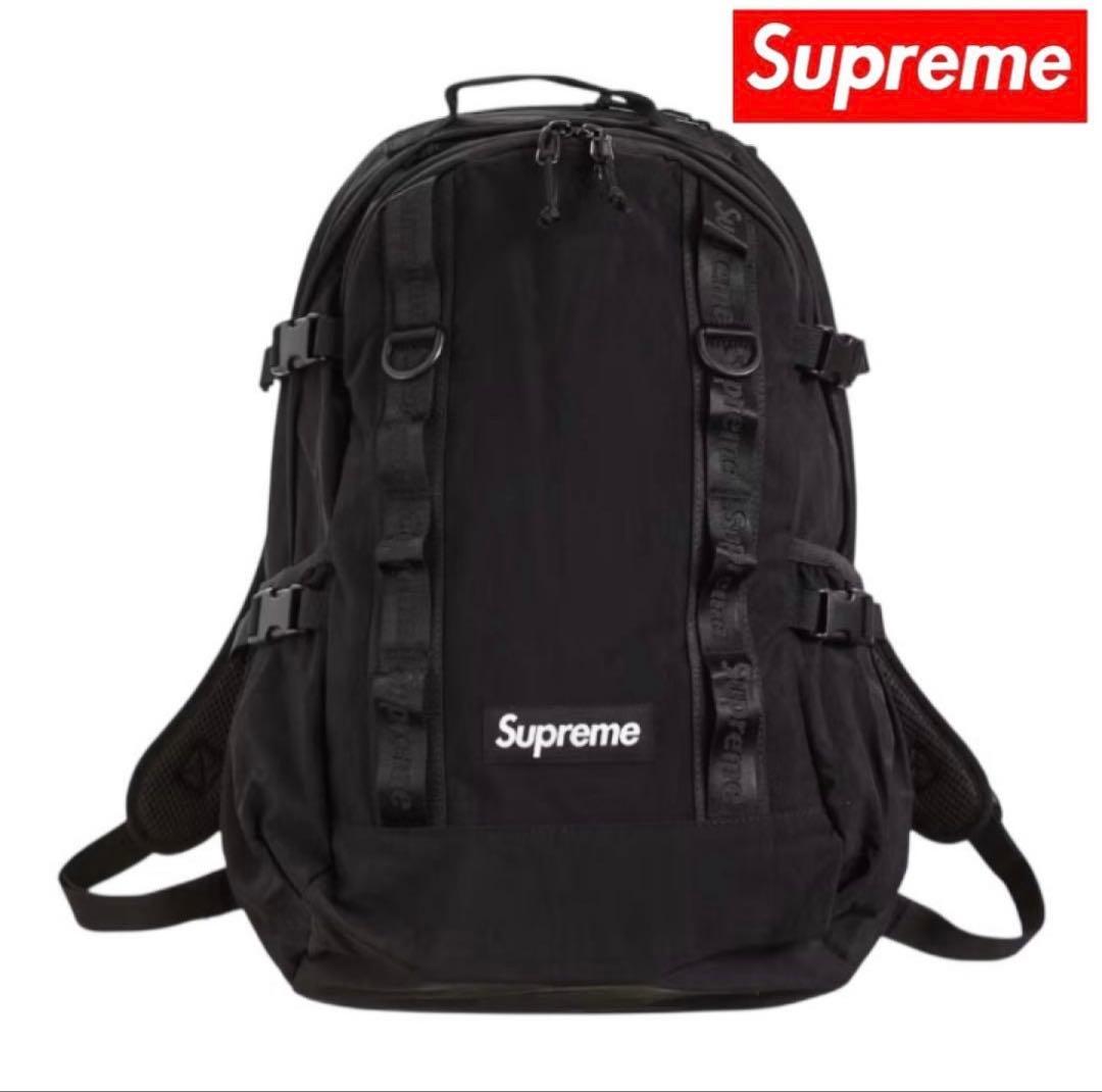 【新品✨️大人気】supreme シュプリーム バックパック リュック 黒