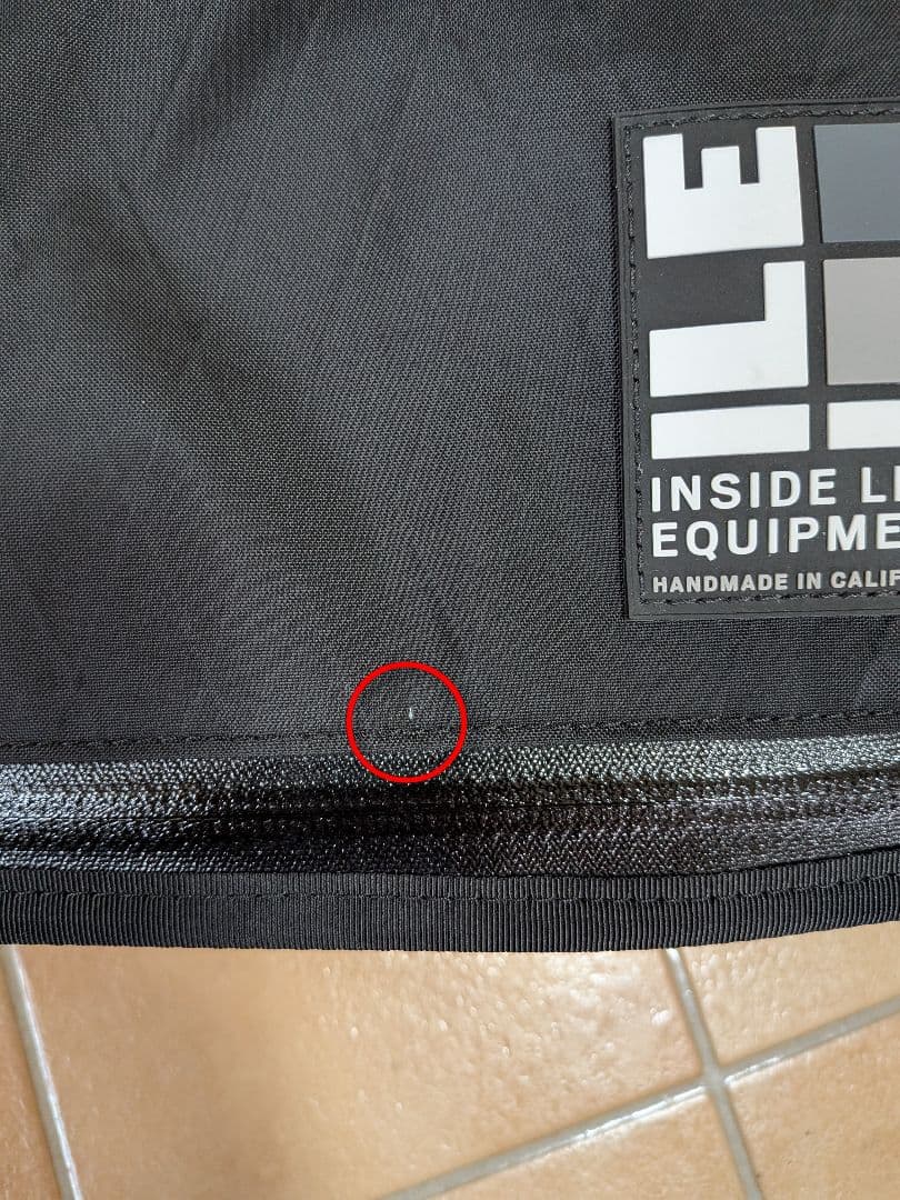 アクセサリー ILE porteur rack bag small(x-pac/black)