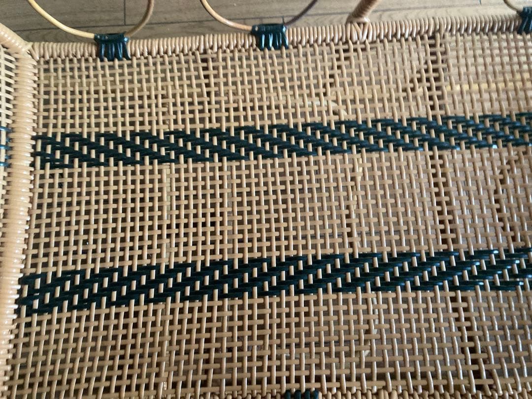 美品　激レア　ビンテージ　ラタンのゆりかご　ベビーベッド　アンティーク　ラタン