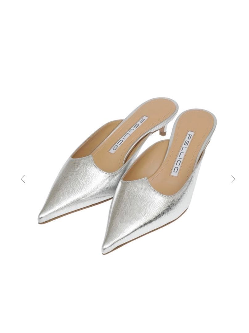 PELLICO ペリーコ＞リネア クオーレ メタリックミュール