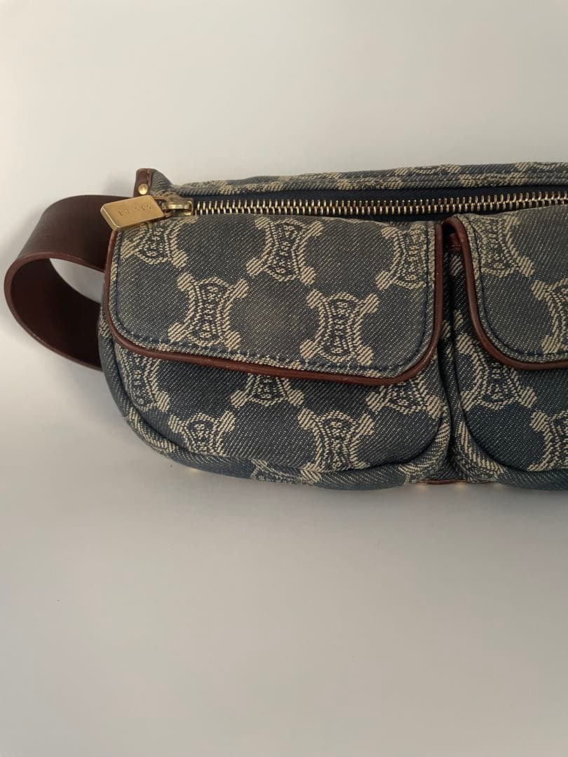 CELINE　セリーヌ　デニム　 ウエストポーチ