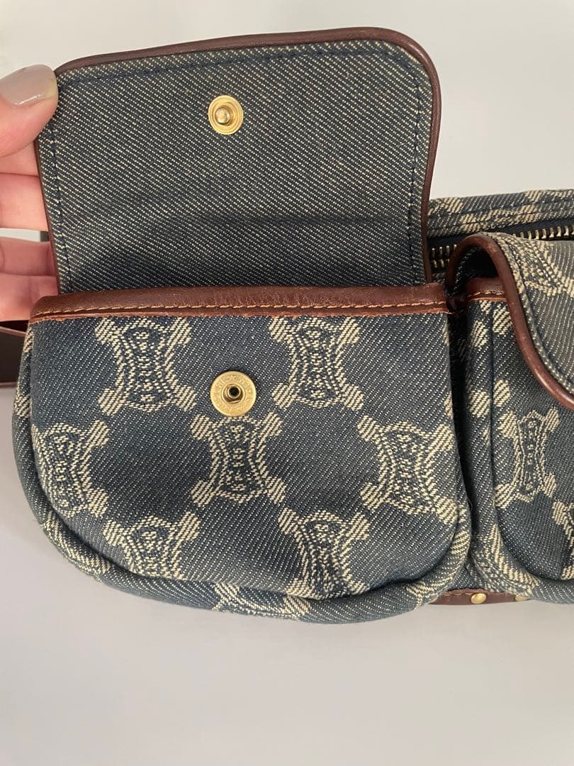 CELINE　セリーヌ　デニム　 ウエストポーチ