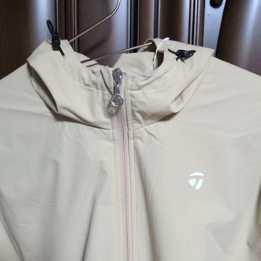 テーラーメイド:レディース:Lサイズ:フルジップ フーディー:ベージュ/ネイビー