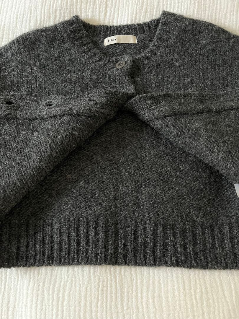 BLACK by moussy ブラックバイマウジー　カーディガン　ウール