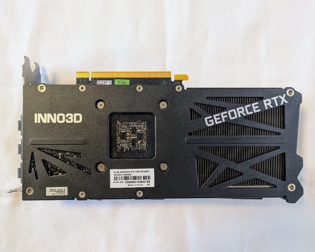 グラフィックボード・グラボ・ビデオカード NVIDIA GeForce RTX 3060 12GB ELSA ERAZOR