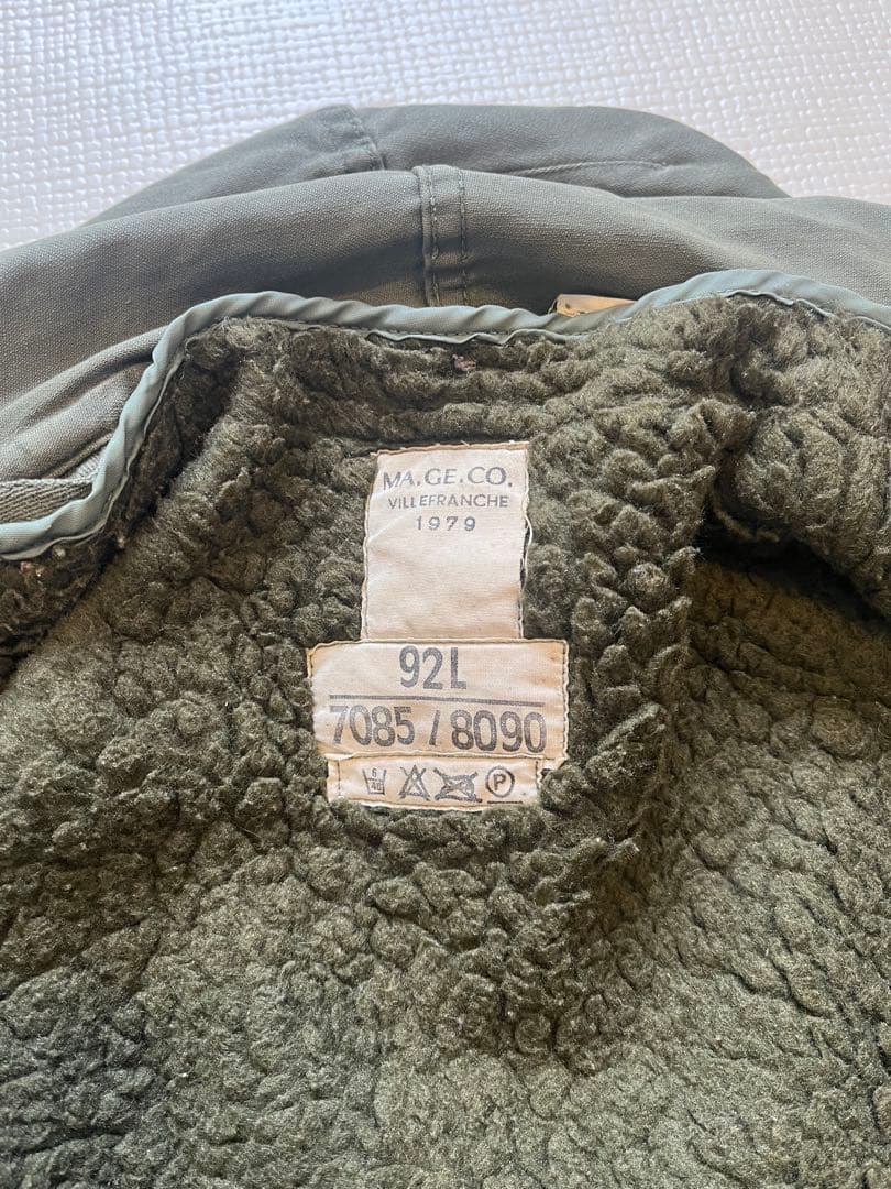 【極美品】70sフランス軍 M64フィールドパーカー ボアライナー ヴィンテージ