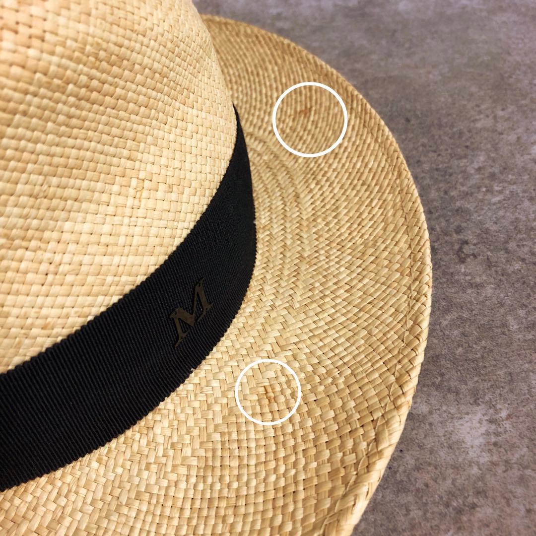 ■ MAISON MICHEL メゾンミッシェル ストローハット 麦わら