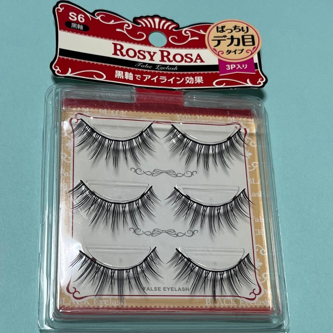 【廃盤/希少】Rosy Rosa つけまつげ S6 3ペア入り　ばっちりデカ目