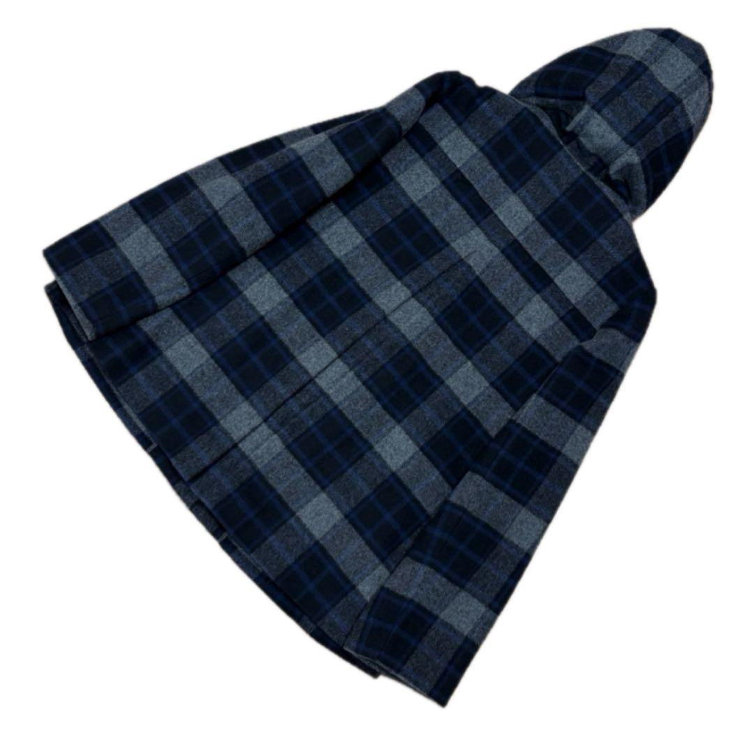 良品　KUMIKYOKU フーデッドコート　ショート丈　ジップアップ　Aライン