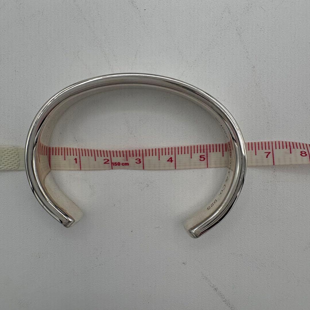 【新品仕上げ済み】ティファニー　 バングル 1837 シルバー