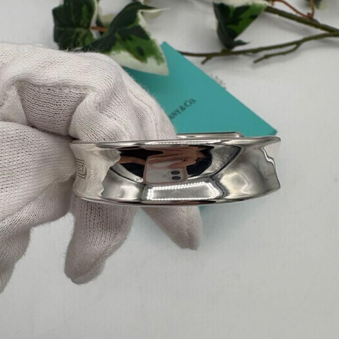 【新品仕上げ済み】ティファニー　 バングル 1837 シルバー