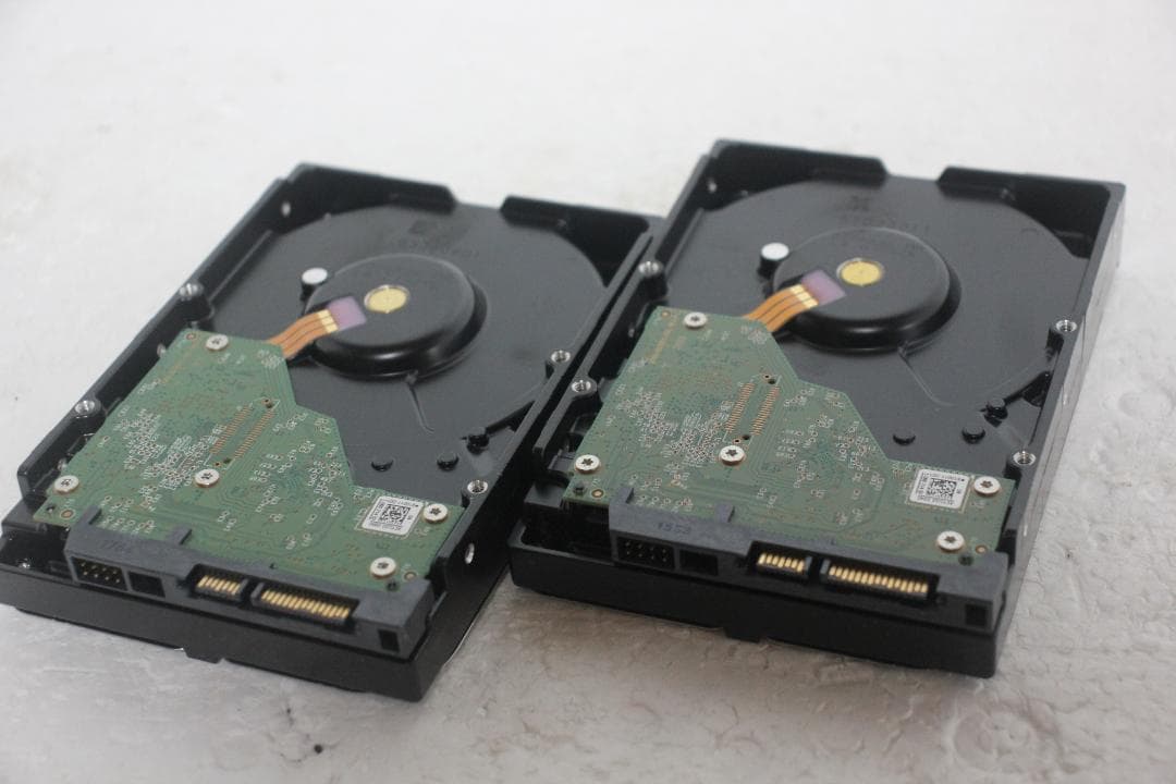 【健康状態注正常】3.5インチHDD WD RED 2TB 2個まとめての