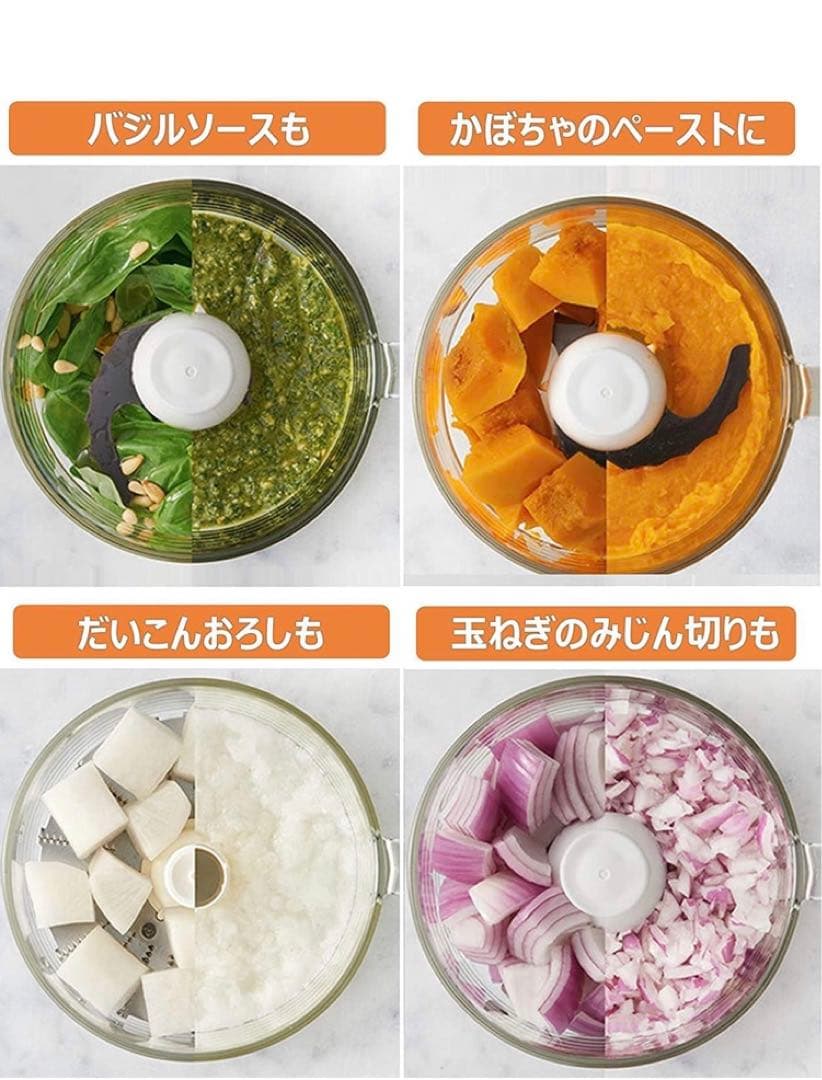 未開封　新品Panasonic フードプロセッサー MK-K48P-W